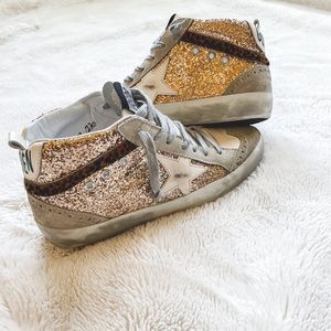 🌟NEW | Gold Glitter Midstar | Size 39🌟